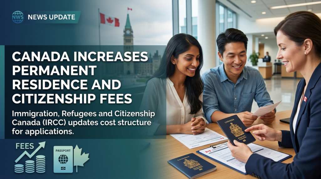 Canada Increases Permanent Residence and Citizenship Fees