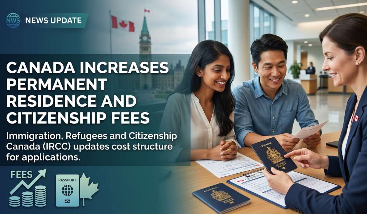 Canada Increases Permanent Residence and Citizenship Fees