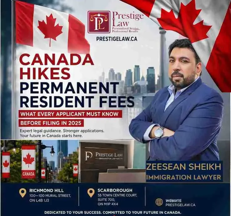 Canada Hikes Permanent Resident Fees