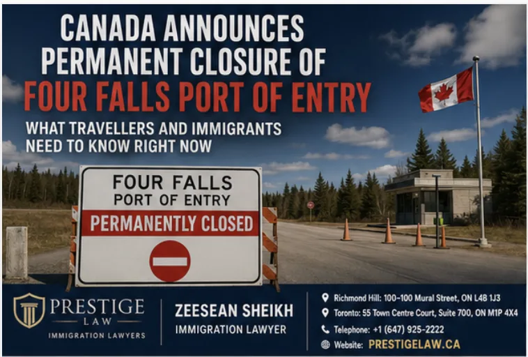 Canada Closes Four Falls Port of Entry Permanently
