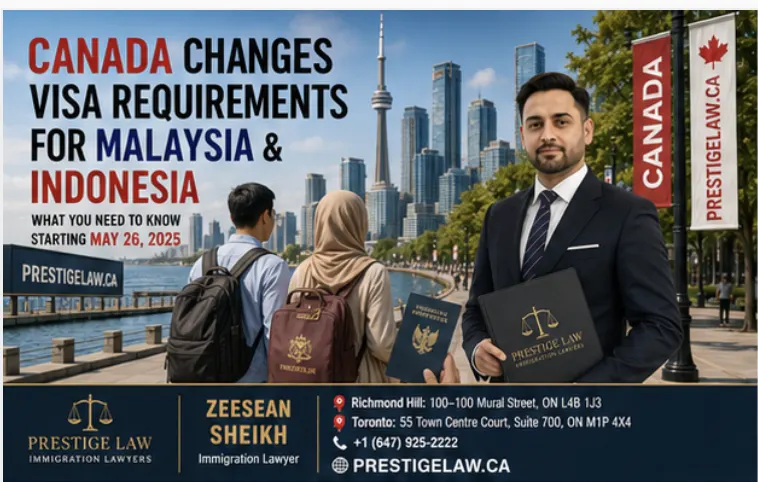 Canada eTA for Malaysia & Indonesia