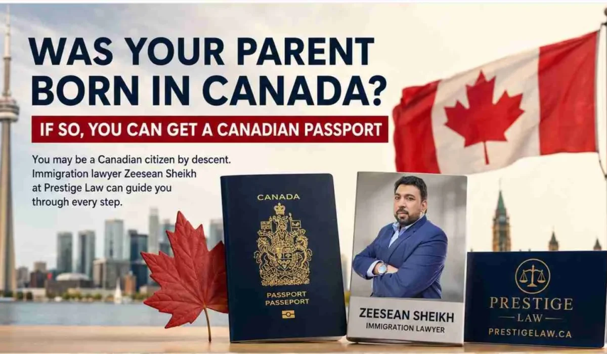 Canadian Passport via Canadian-Born Parent