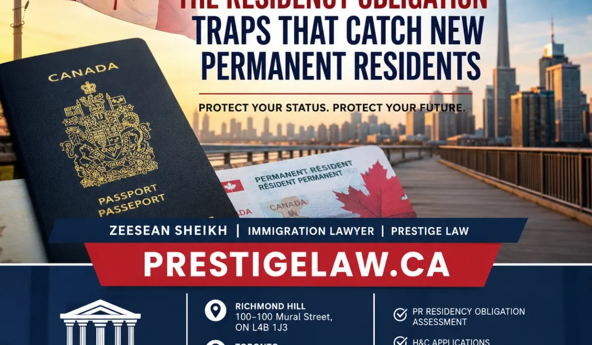Canadian PR Residency Obligation Traps