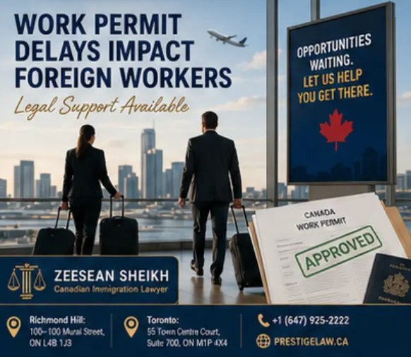 Work Permit Wait Times Rising in Canada