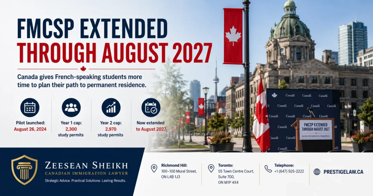 Canada Extends PR Pathway for French-Speaking