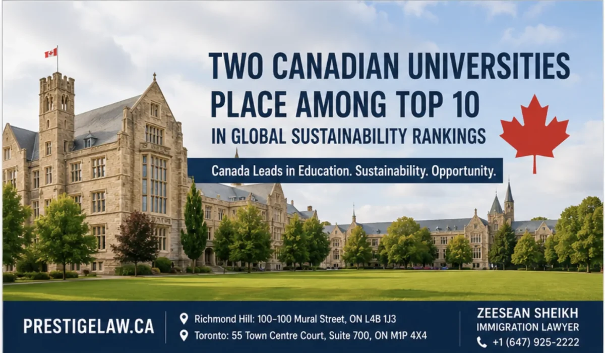 Canadian Universities Rank Top 10 in Sustainability