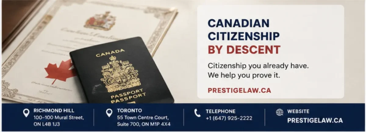 Canadian Citizenship Through a Great-Grandparent