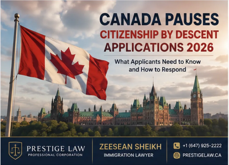 Canada Pauses Citizenship by Descent Applications