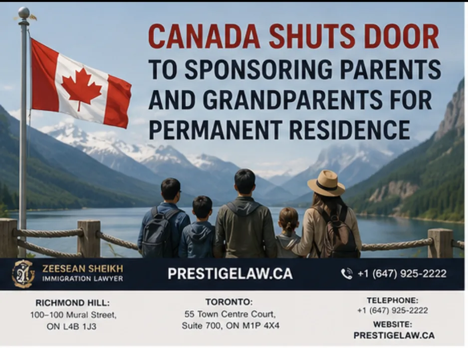 Canada Pauses Parent & Grandparent Sponsorship 2026