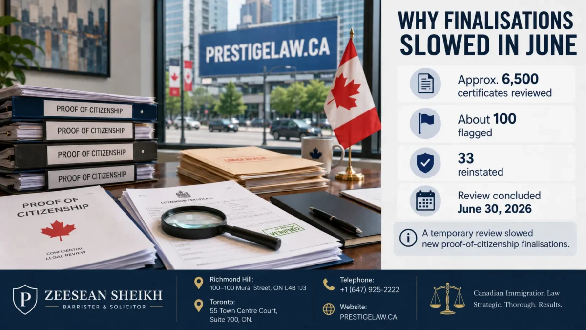 Canada Citizenship Certificate Drop