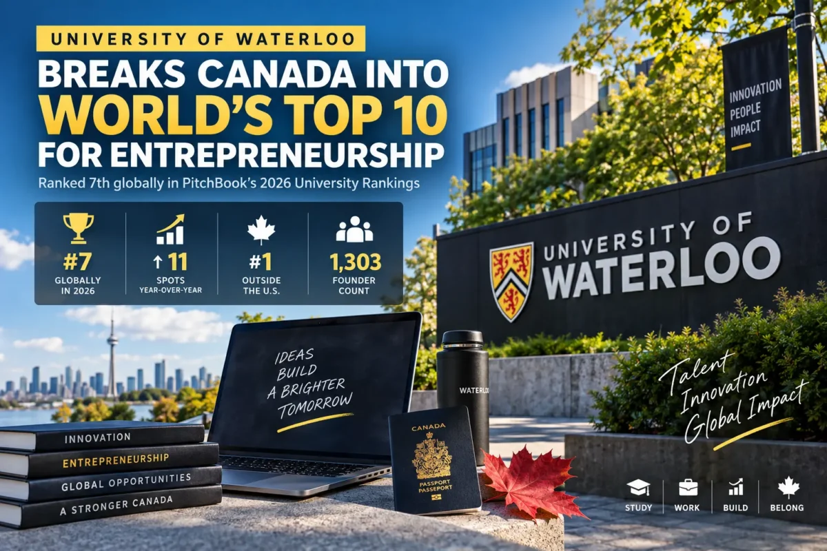Waterloo Breaks Top 10 for Entrepreneurship