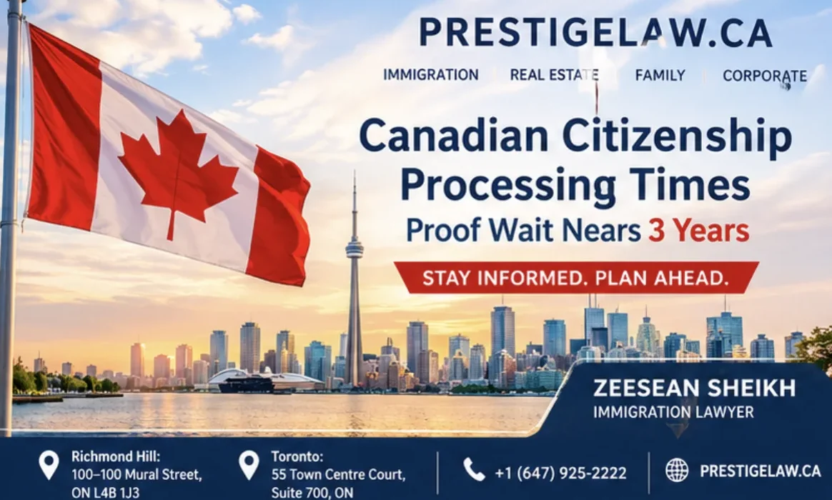 Canadian Citizenship Proof Wait Nears 3 Years