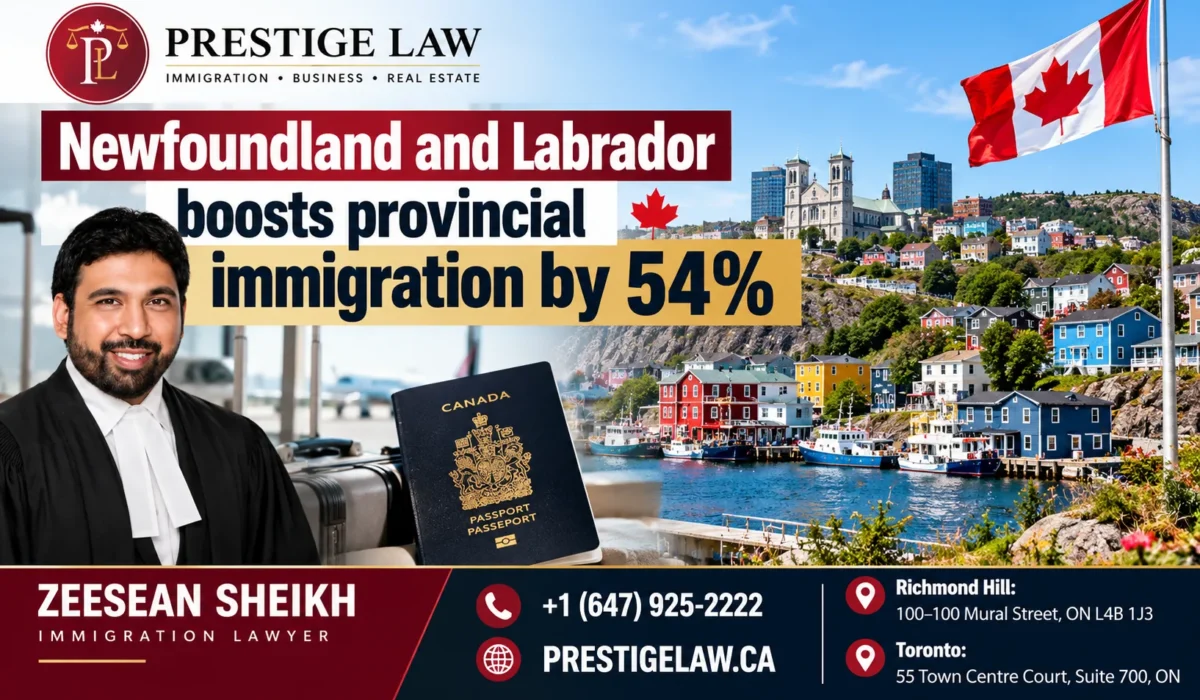 Newfoundland and Labrador Immigration Up 54% in 2026