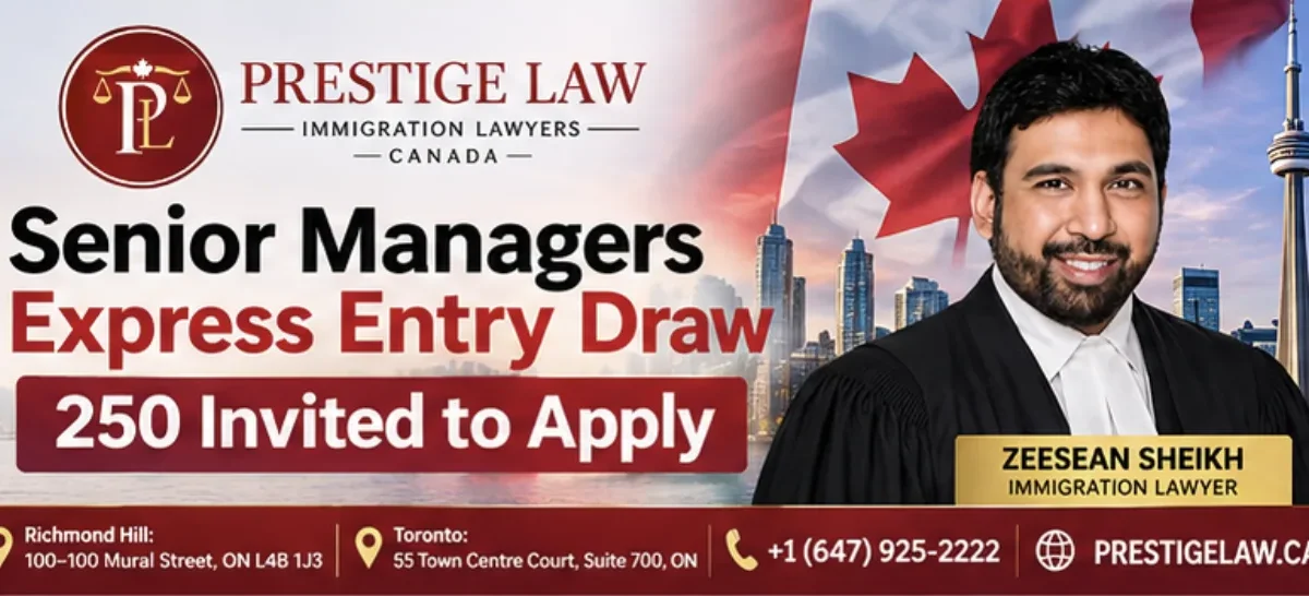 Senior Managers Express Entry Draw